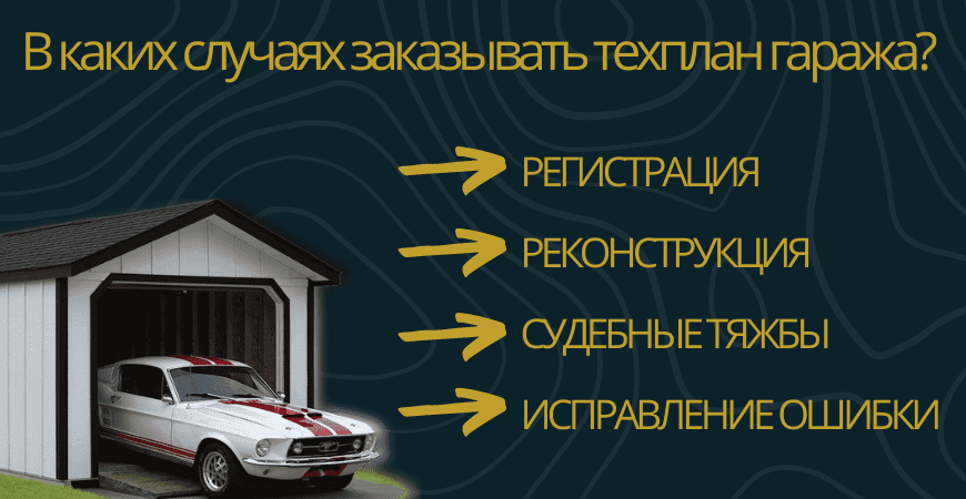Заказать техплан гаража в Новой Москве под ключ